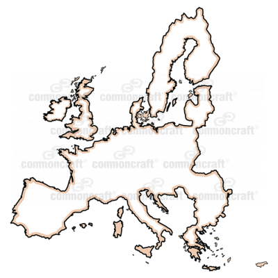 Europe Continent Map