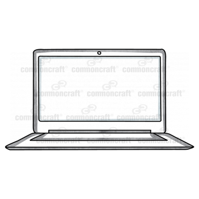 Laptop Computer front