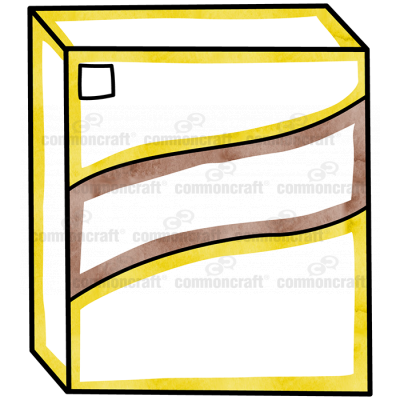 Box Food Yellow